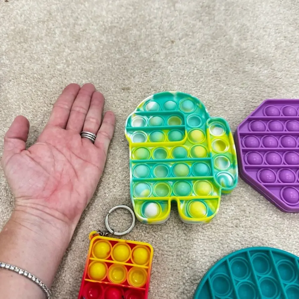 Vibrant Sensory Fidget Toy Collection, assortment of 26 pieces
